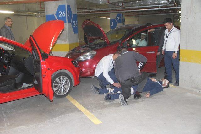 Şehir Hastanesinde yangın ve kurtarma tatbikatı