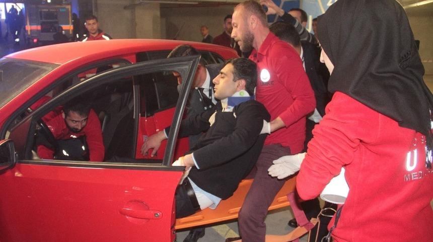 Şehir Hastanesinde yangın ve kurtarma tatbikatı