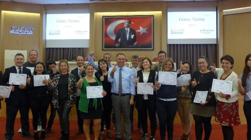 Kuşadası Ticaret Odası&rsquo;nda &rsquo;G&ouml;rev Verme Sanatı&rsquo; semineri d&uuml;zenlendi