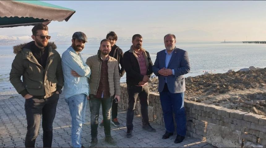 Milletvekili G&uuml;la&ccedil;ar&rsquo;ın sahil bandı a&ccedil;ıklaması