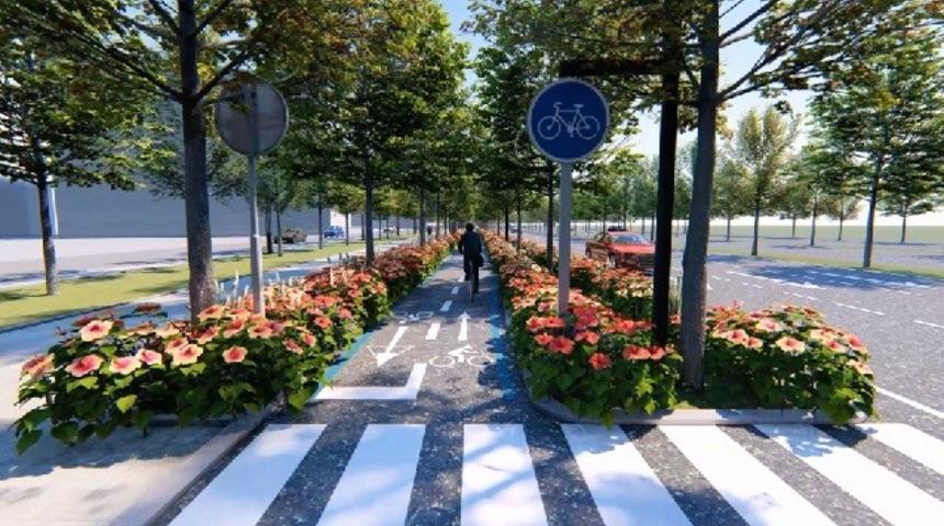 Başkan Can, Bisiklet Yolu projesi hakkında bilgi verdi