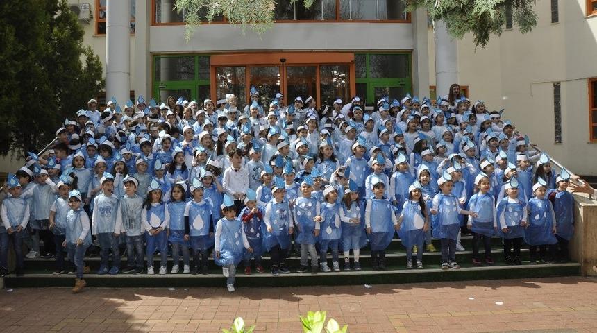 Minik GKV&rsquo;liler d&uuml;nya su g&uuml;n&uuml;nde yağmur olup yağdılar