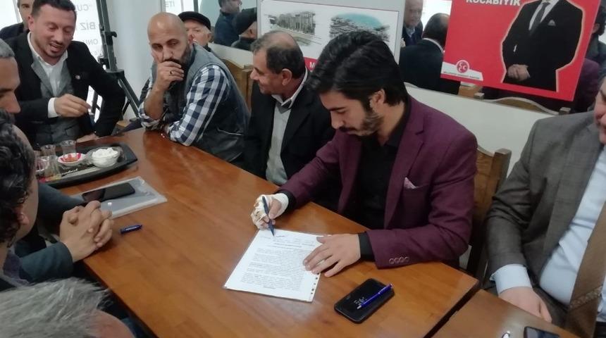 Cumhur İttifakı adayından kentsel d&ouml;n&uuml;ş&uuml;m i&ccedil;in taahh&uuml;tnameli s&ouml;z