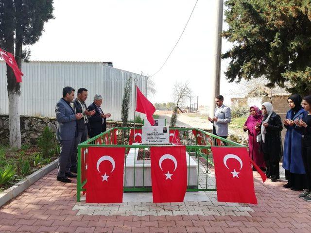 İmam hatipli kız öğrenciler şehit ailesini unutmadı