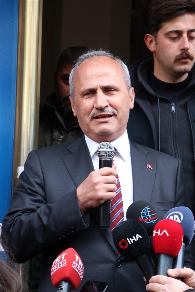  Ulaştırma ve Altyapı Bakanı  Turhan, Trabzon'da