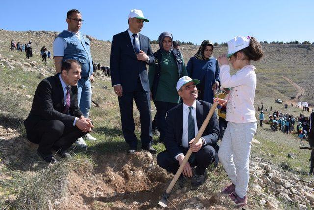 Malatya’da fidanlar toprakla buluştu