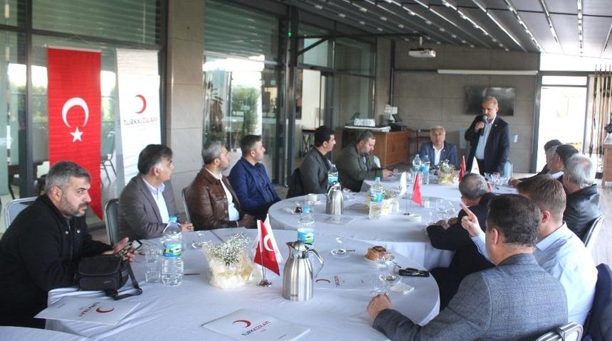 Kızılay Adıyaman Şubesi basın mensuplarıyla biraraya geldi