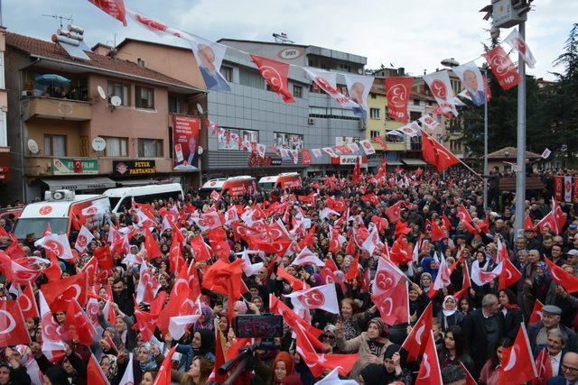 Çaylı’dan  Yenice’de coşkulu miting