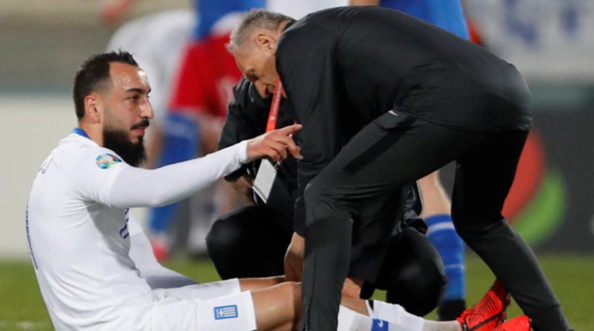 Galatasaraylı Kostas Mitroglou sakatlandı