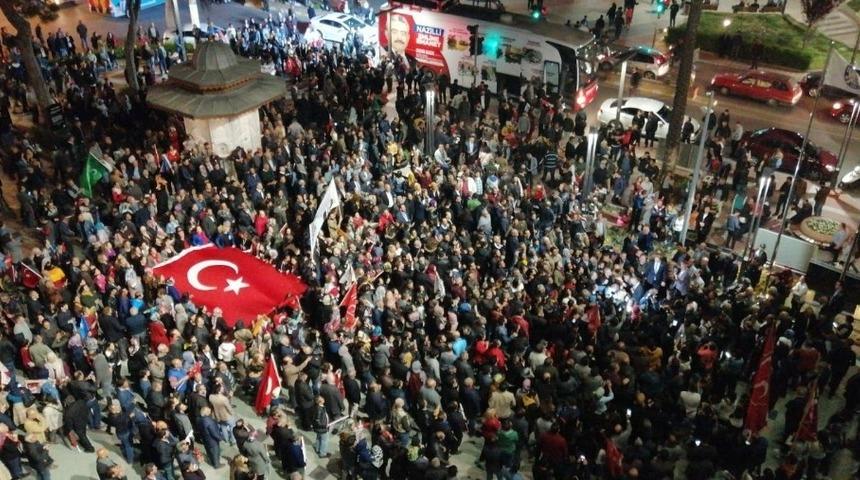 Cumhur İttifakı&rsquo;ndan Nazilli&rsquo;de 3. &lsquo;Y&uuml;reğini Koy&rsquo; y&uuml;r&uuml;y&uuml;ş&uuml;