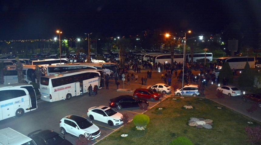 Aliağa’dan Çanakkale’ye üçüncü kafile uğurlandı