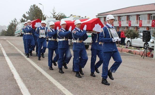 Kastamonu'da kazada ölen 3 uzman onbaşı için tören