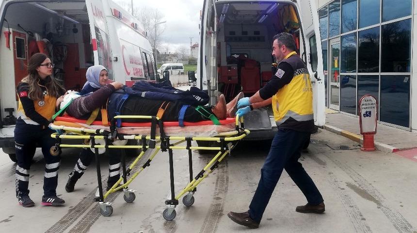Samsun&rsquo;da trafik kazası: 1 yaralı