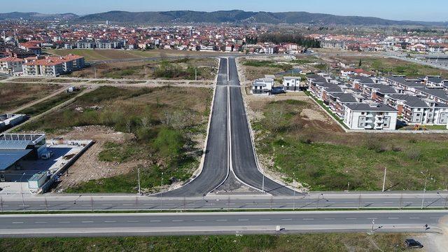 Stadyum bölgesine yeni duble yol tamamlandı