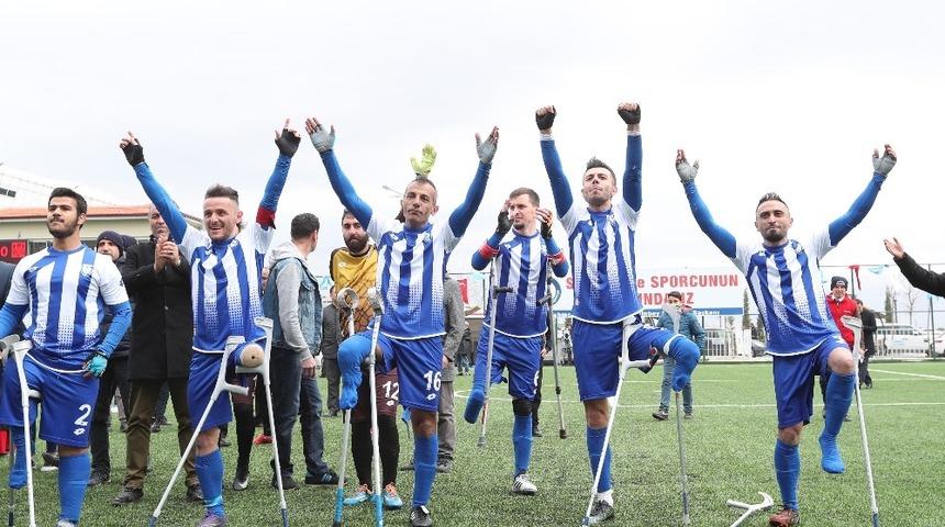 Şahinbey Ampute ikinci yarıya 8-0 galibiyetle başladı