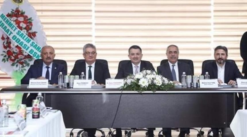 Ziraat Odası Başkanı Şahan, Bakan Pakdemirli’nin gelişini değerlendirdi
