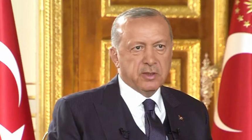 Cumhurbaşkanı Erdoğan'dan canlı yayında Ayasofya açıklaması