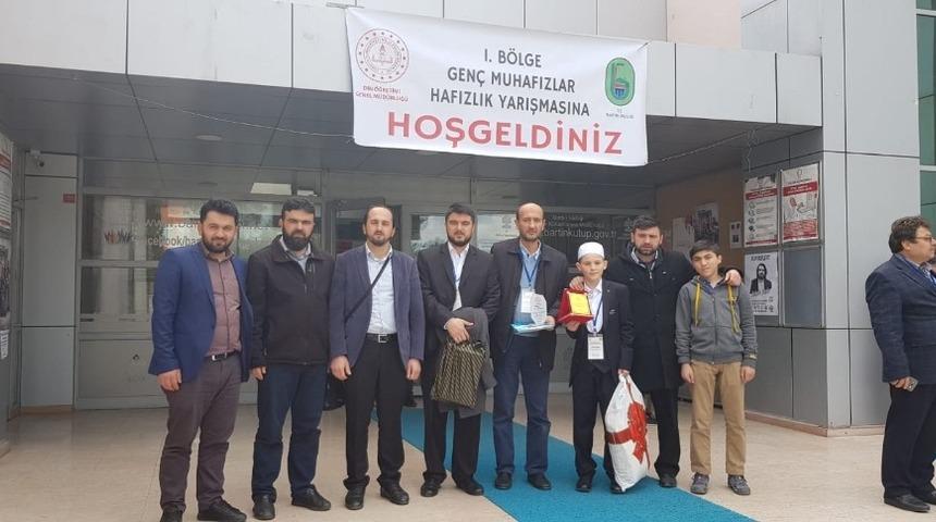 Devrekli hafız b&ouml;lge 3.oldu