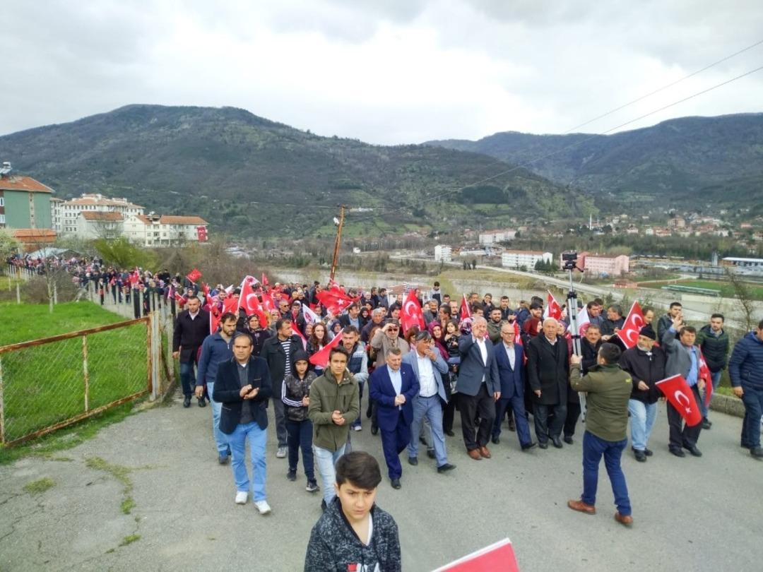 Başkan &Ccedil;aylı : &ldquo;Biz halkımızla yol alıyoruz&rdquo;