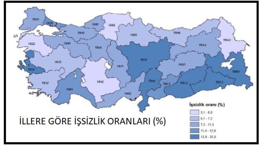 İşsizlik 2018 yılında 0.1 puan artışla yüzde 11'e çıktı