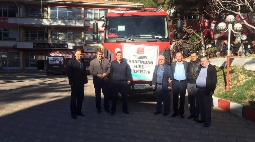 Şaphane’ye yeni itfaiye aracı