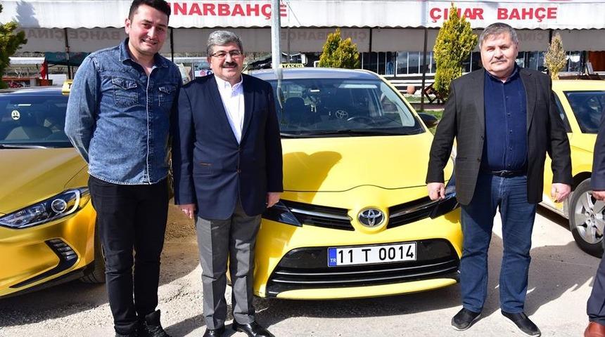Bilecik&rsquo;te taksiler artık T plaka oldu
