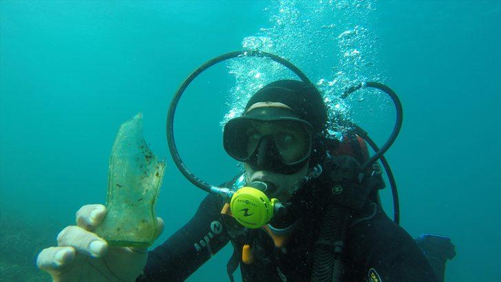 Denizden yarım ton atık çıktı G5