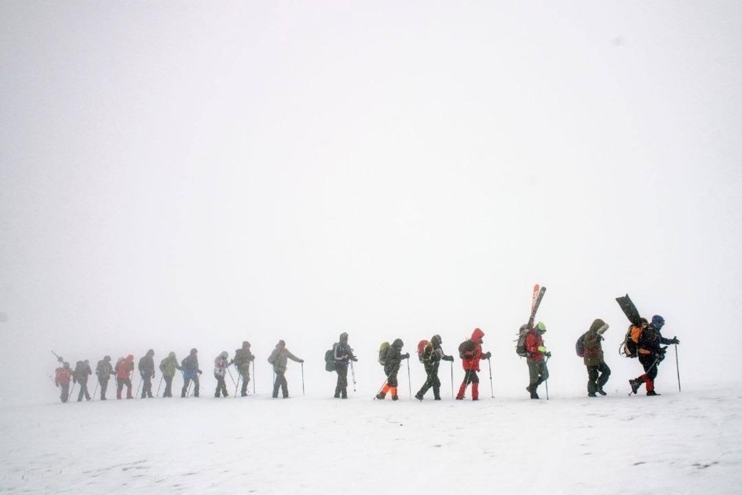 Karslı dağcılardan anlamlı y&uuml;r&uuml;y&uuml;ş