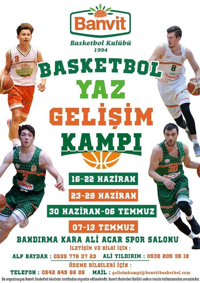 Bandırma’da Basketbol Gelişim Kampı kuruluyor