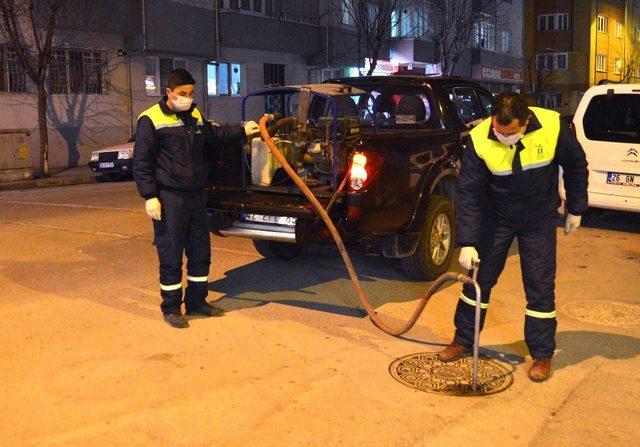 Rögar kapaklarında ilaçlama çalışmaları