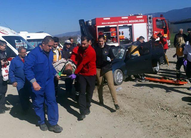 Bolu'da kaza: 4 yaralı