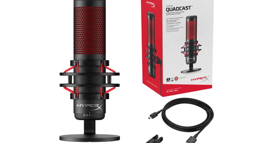HyperX’ten oyun yayıncıları ve sunucular için özel mikrofon: QuadCast