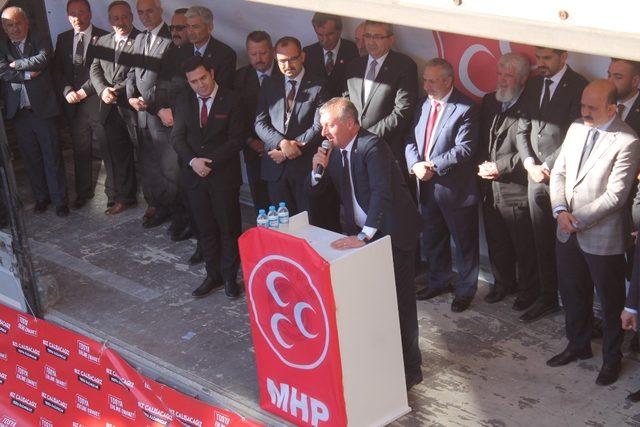 MHP İl Başkanı Yüksel Aydın Tosya’da konuştu