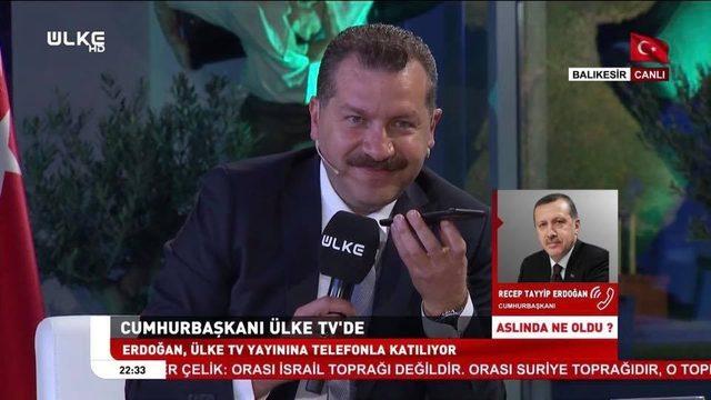 Erdoğan’dan Yücel Yılmaz’a canlı yayın sürprizi