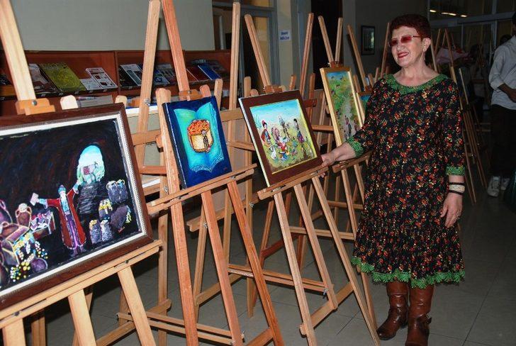 Kütüphaneler Haftasında ortak resim sergisi G1