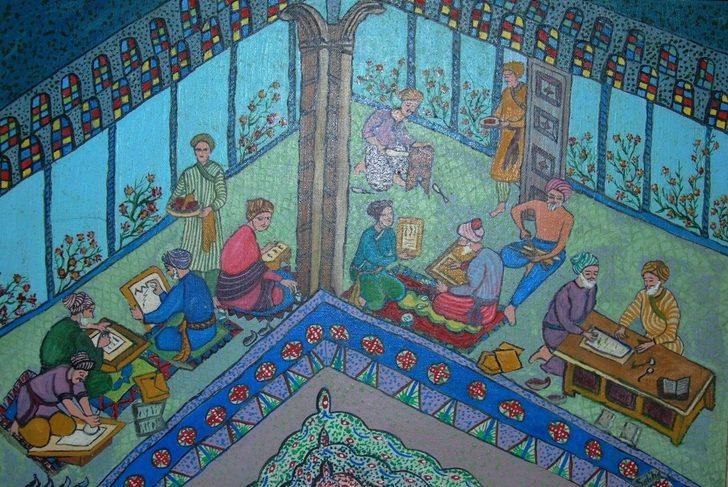 Kütüphaneler Haftasında ortak resim sergisi G4