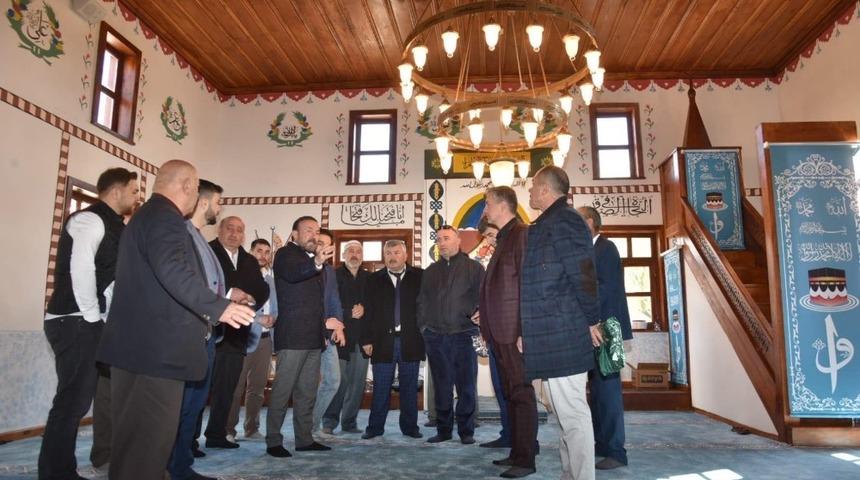 Başkan Doğan&rsquo;dan tarihi camide inceleme