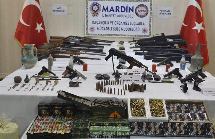 Mardin'de silah ve tarihi eser operasyonu  G1
