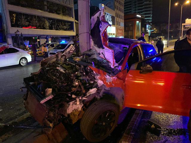 (Ek bilgi ve fotoğraflarla) - D-100 Karayolu'nda trafik kazası: 1'i polis, 3 yaralı