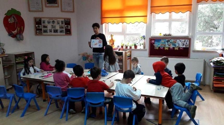 Anaokulu öğrencilerine “Felsefe Atölyesi”