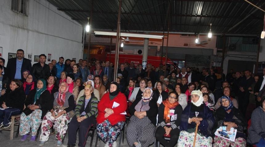 &Uuml;mmet Akın&rsquo;a Yılmazk&ouml;y&rsquo;den destek s&ouml;z&uuml;