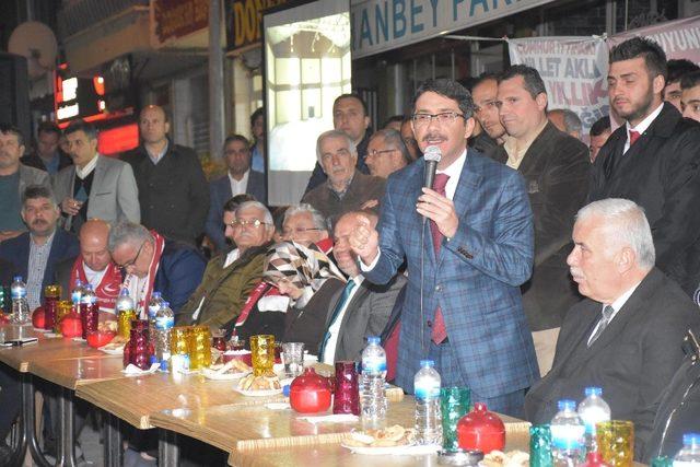 Cumhur İttifakı adayı Çelik Arda Mahallesinde seçmenleriyle buluştu