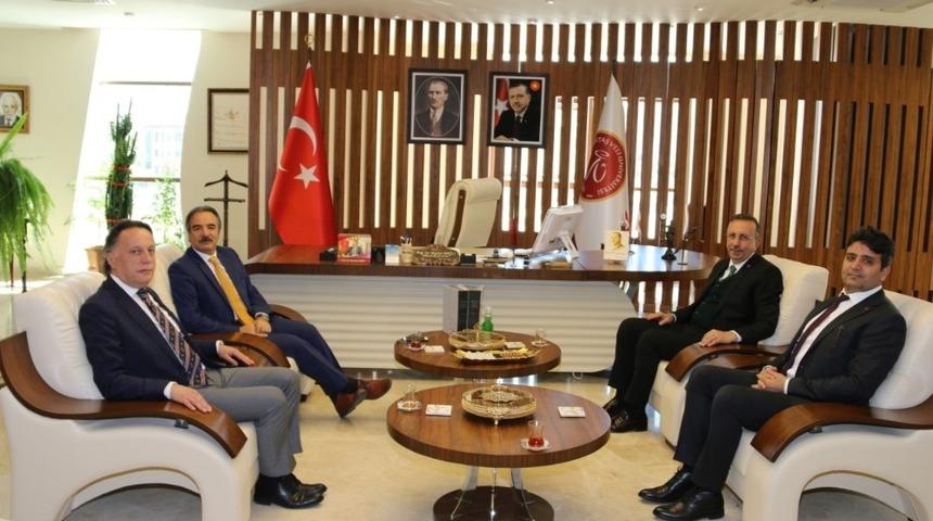 Nevşehir Belediye Başkanı Seçen’den Rektör Bağlı’ya veda ziyareti