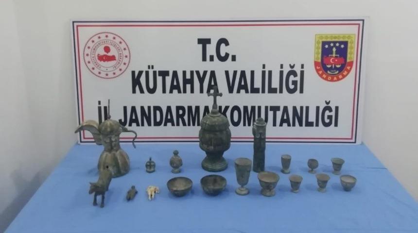 Jandarma&rsquo;dan tarihi eser operasyonu