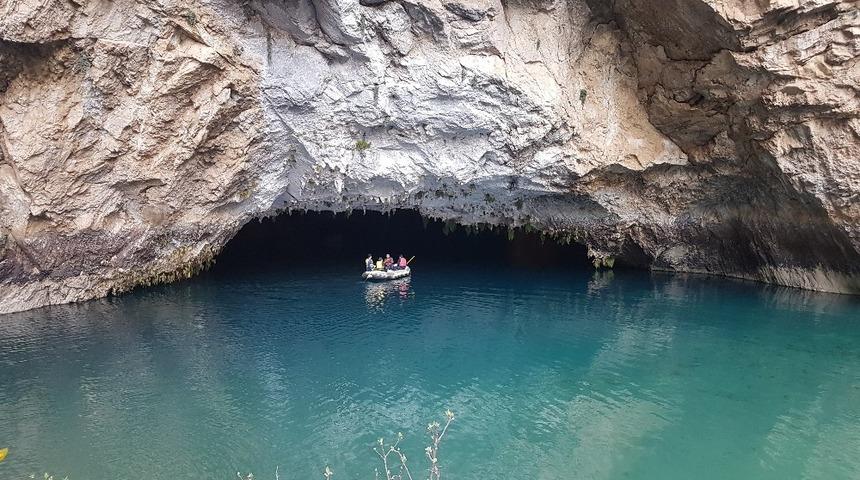 Altınbeşik Mağarası yolu yenileniyor