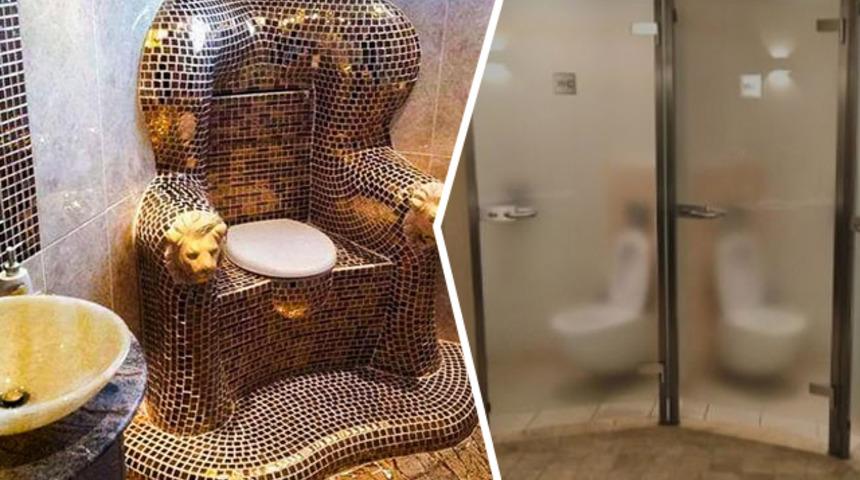 Tasarımlarıyla görenleri şoke eden birbirinden ilginç tuvaletler