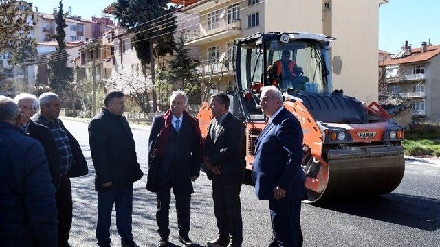 Isparta Belediyesi’nden Sermet’e 50 bin metrekarelik asfalt