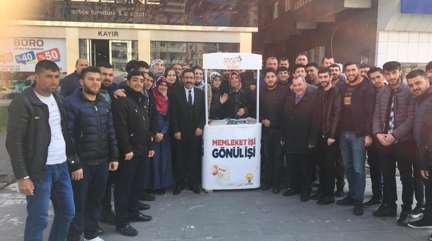 Gezer memleket işi g&ouml;n&uuml;l işi standı a&ccedil;ılışını yaptı