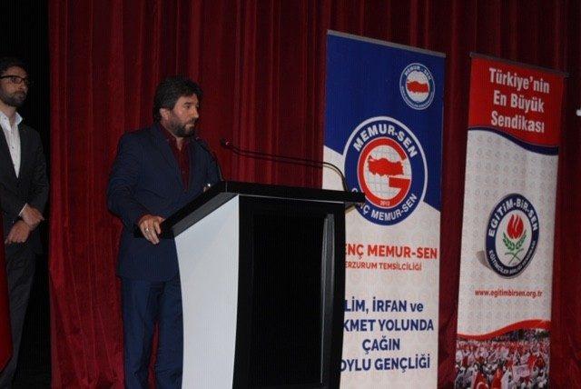 Eğitim-Bir Sen ve Genç Memur Sen’den Yazar- Öğrenci Buluşmaları Konferansı