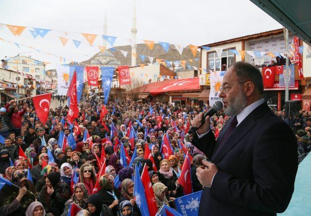 AK Parti Erzurum Milletvekili Akdağ ilçe ilçe geziyor